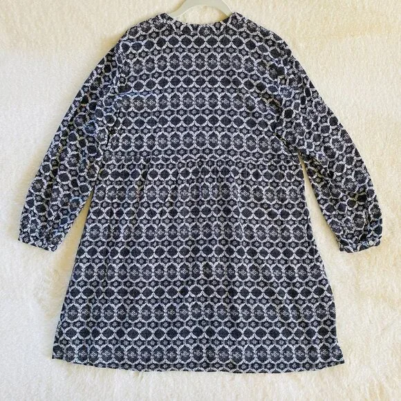 Old Navy Women's Black Snake Print Long-Sleeved Short Dress size Large - Picture 7 of 10
